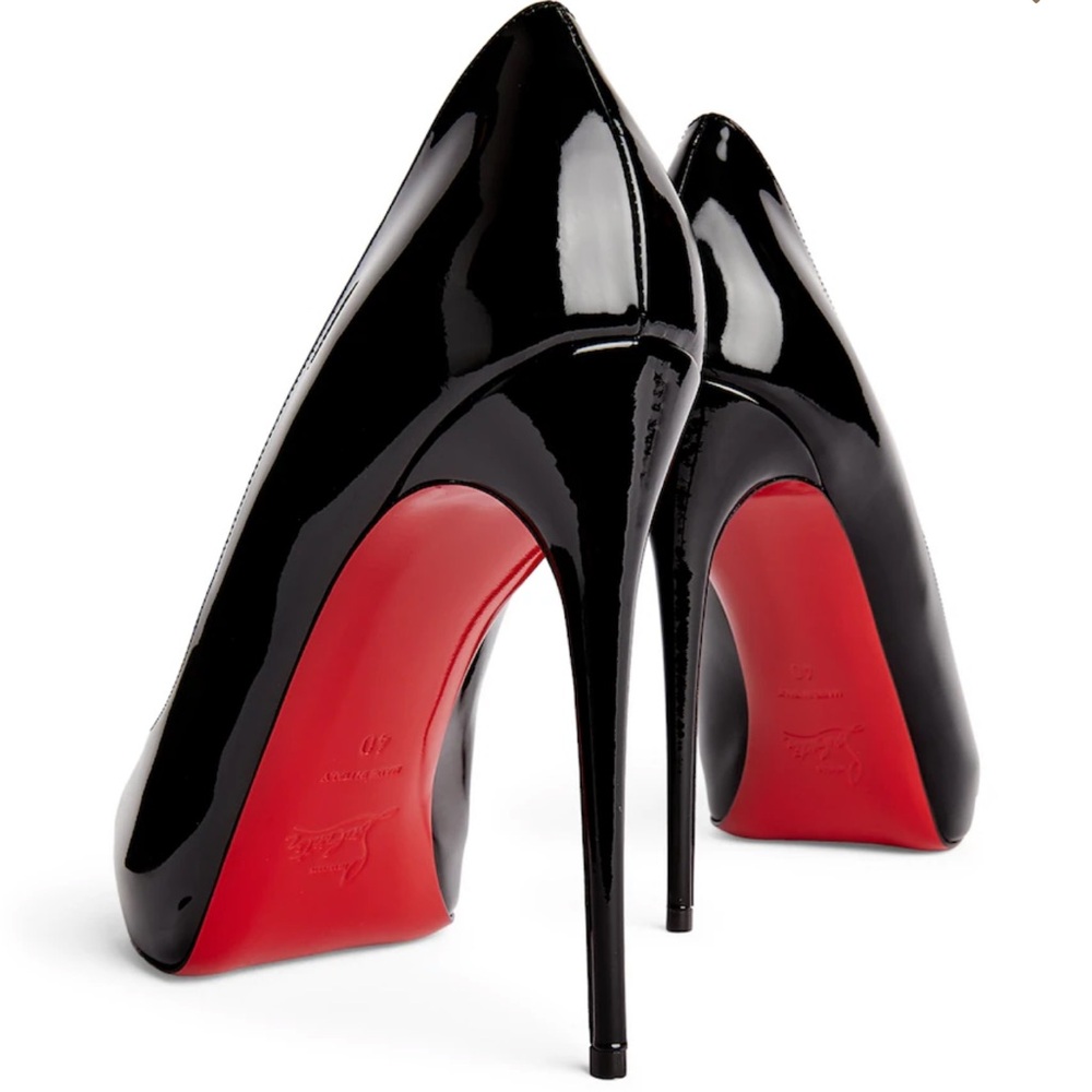 CHRISTIAN LOUBOUTIN New Very Prive Patent Leather Pumps 120 Size 36